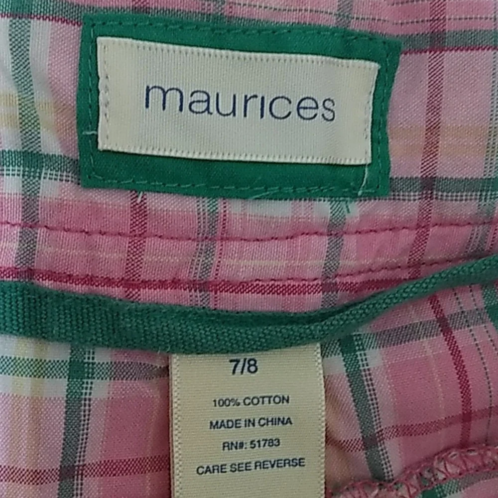 Maurices plaid shorts